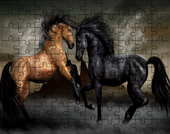 Puzzle Konie