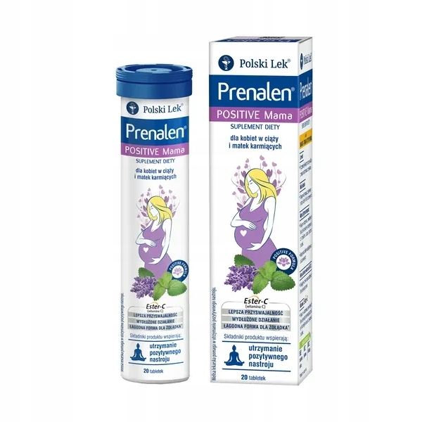 Prenalen Positive Mama 20 tabletek musujących zdjęcie 1