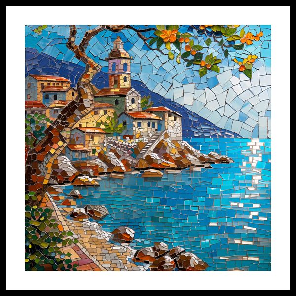 Plakat 40x40cm Mozaikowa Układanka zdjęcie 3