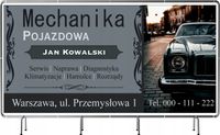 BANER REKLAMOWY 130x80cm gotowy projekt duży wybór MECHANIKA POJAZDOWA