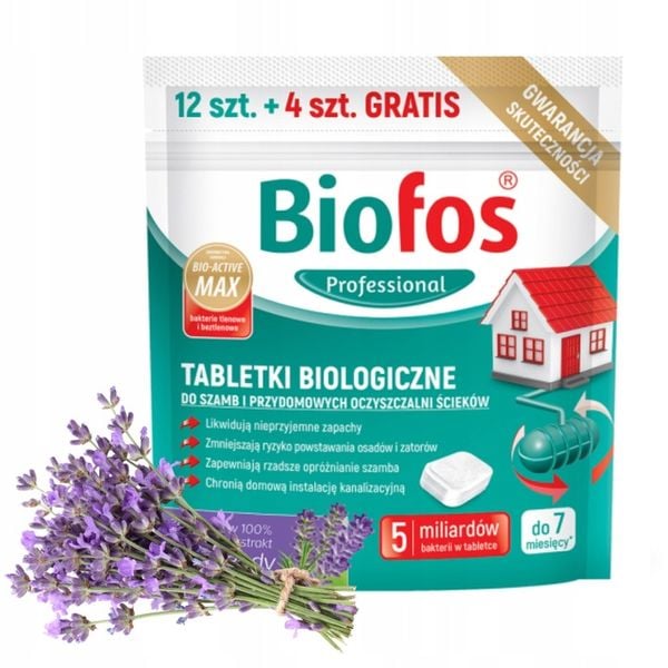 Tabletki biologiczne do szamba 12 + 4szt GRATIS zdjęcie 1