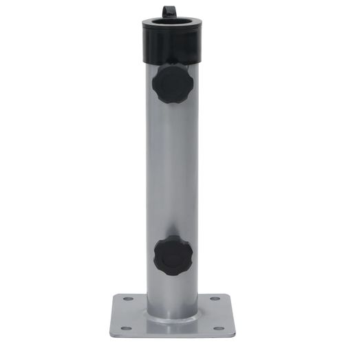 Podstawa do parasola, do słupków Ø38/48 mm, srebrna, stal na Arena.pl