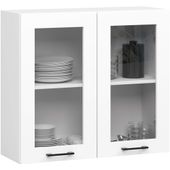 Szafka kuchenna OLIWIA witryna wisząca 80 cm H720 - biała