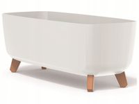 Doniczka na Nóżkach Gracia Case Biały Donica 58cm
