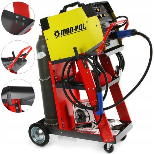 WÓZEK SPAWALNICZY DO SPAWAREK z półką na butle na Arena.pl