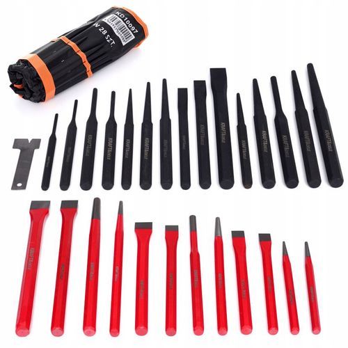 ZESTAW PUNKTAKÓW I PRZECINAKÓW 28 ELEMENTÓW KRAFT&DELE na Arena.pl