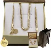 ZŁOTY PEŁNY ŁAŃCUSZEK DAMSKI ŻMIJKA Z ZAWIESZKĄ PR. 925 585 + GRAWER GRATIS