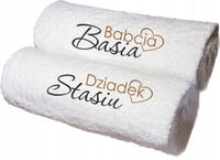 Ręczniki z HAFTEM prezent NA DZIEŃ BABCI DZIADKA