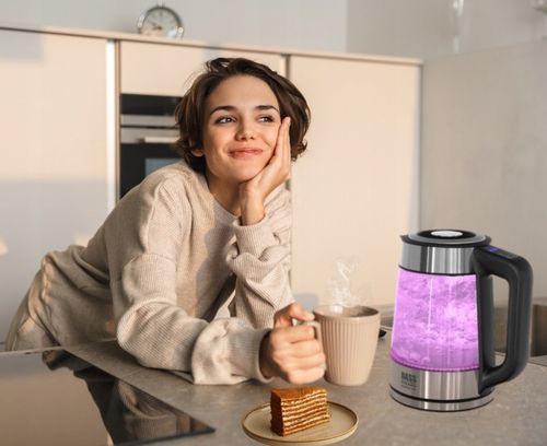 CZAJNIK ELEKTRYCZNY 1,7L 2200W REG TEMP 40-100°C SZKLANY BEZPRZEWODOWY na Arena.pl