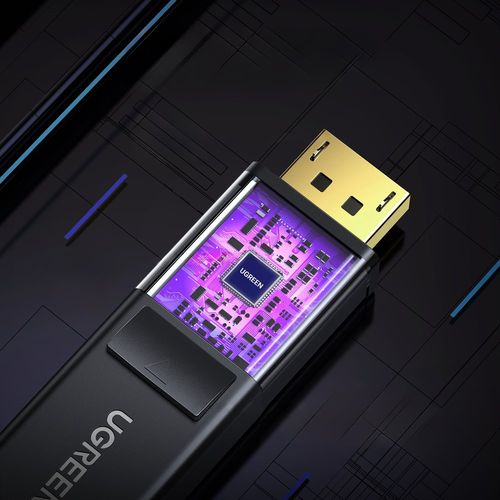 Kabel przewód DisplayPort - HDMI 4K HDR 3D 3m czarny na Arena.pl