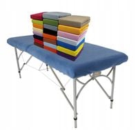 Prześcieradło pokrowiec frotte gumką na stół leżankę do masażu 80x200