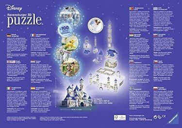 PUZZLE 3D 216 ELEMENTÓW ZAMEK DISNEY na Arena.pl