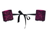 Koronkowe Kajdanki Obsessive - Roseberry One Size (uniwersalny)