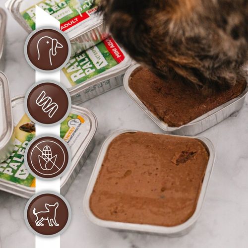 Mokra karma dla szczeniąt małych ras indyk Raw Paleo Pate 12 x 150 g na Arena.pl