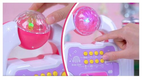 ZESTAW DO KARAOKE MIKROFON DLA DZIECI WZMACNIACZ STATYW EFEKTY NAGRYWANIE na Arena.pl