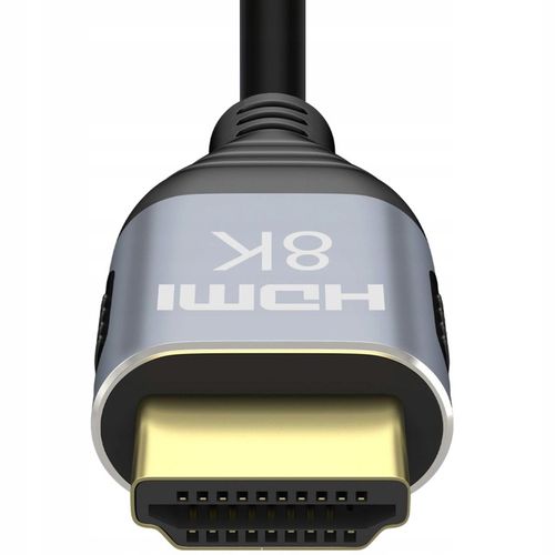 KABEL PRZYŁĄCZE PRZEWÓD HDMI 2M PRZEWÓD V2.1 8K 4K / PREMIUM ZŁOTE WTYKI na Arena.pl