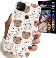 ETUI DO XIAOMI REDMI 9C - MIŚ MISIE WZORY DLA NAJMŁODSZYCH + SZKŁO