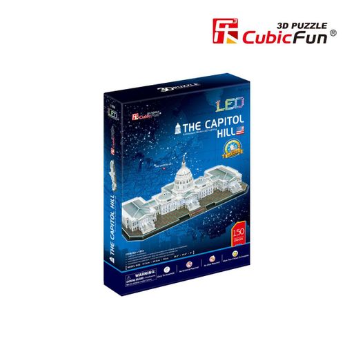 CUBICFUN Puzzle 3D Led Kapitol 150el. na Arena.pl