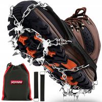 MOCNE RACZKI rozm. M 36-40 NAKŁADKI NA BUTY KOLCE ŁAŃCUCHY - 26 ZĘBÓW