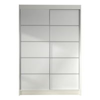 SZAFA PRZESUWNA Lino IV 120cm pojemna i duża - BIAŁY