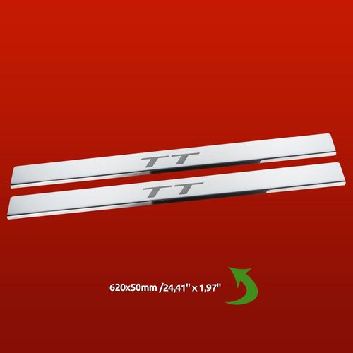 Listwa progowa AUDI TT MK2 8J Stal nierdzewna 304 połysk 2szt na Arena.pl