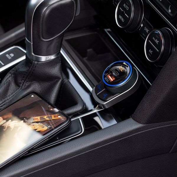 Transmiter samochodowy FM Bluetooth MP3 ŁADOWARKA zdjęcie 2