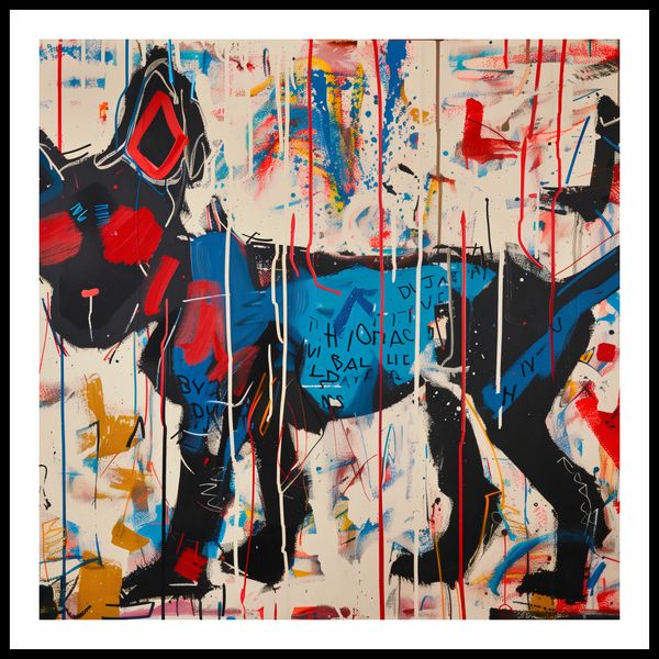 Plakat 90x90cm Miejski Pies zdjęcie 3