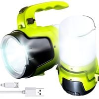 Latarka Szperacz LED 2w1 Akumulatorowa Mocna Lampa Kempingowa Turystyczna