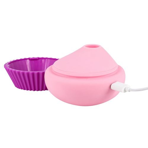 masażer intymny dla kobiet z wibracjami i ssaniem. magic cupcake na Arena.pl