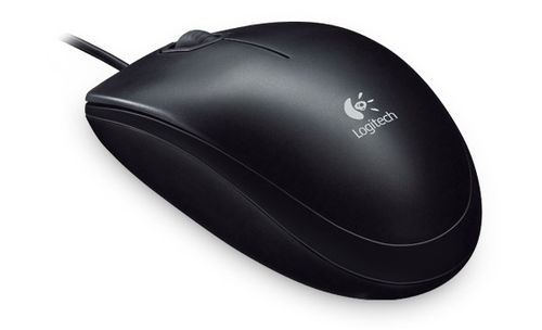 Mysz przewodowa Logitech B100 czarna USB 800 DPI (910-003357) na Arena.pl
