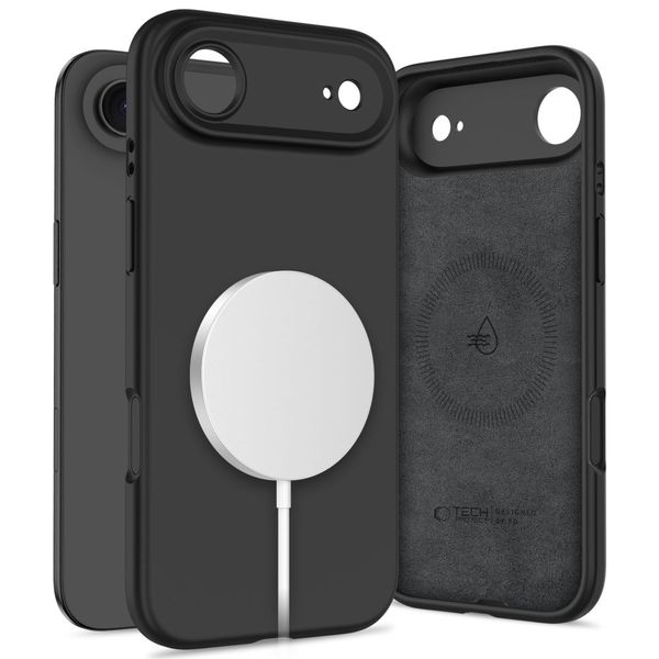 Etui Tech-Protect Silicone MagSafe do Apple iPhone 17 Air Czarne zdjęcie 1