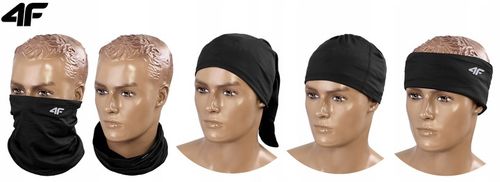 4F KOMPLET ZIMOWY MĘSKI DAMSKI CZAPKA ZIMOWA KOMIN SZAL RĘKAWICZKI na Arena.pl