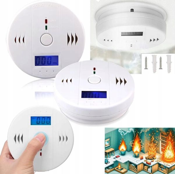 CZUJNIK CZADU DETEKTOR DYMU zdjęcie 12