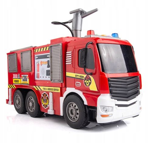 DUŻY WÓZ STRAŻACKI NA WODĘ STRAŻ POŻARNA DZWIĘKI na Arena.pl
