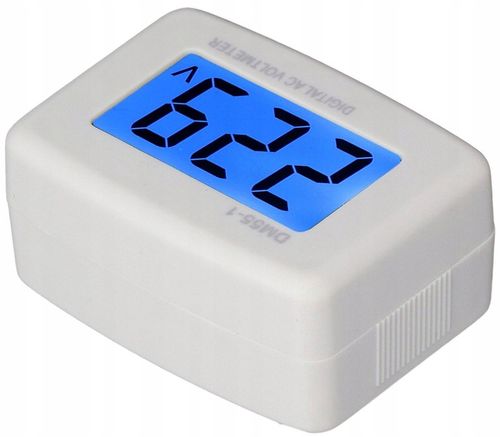 Cyfrowy woltomierz tester miernik napięcia w sieci w gniazdku AC 80-300V na Arena.pl