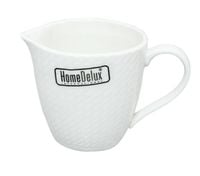 Mlecznik porcelanowy biały dzbanuszek do mleka śmietanki 190 ml RETE HomeDelux sweterkowy wzór