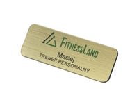 Identyfikator imienny na magnes z kolorowym nadrukiem 75x27mm 10 szt