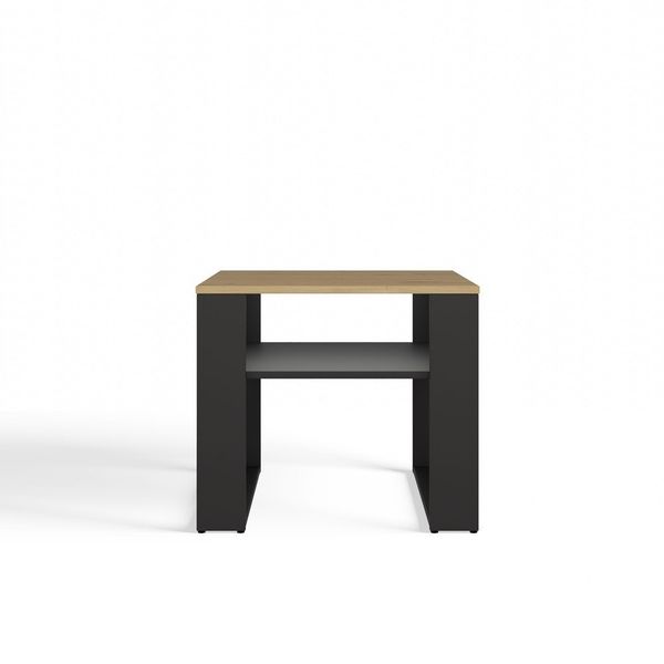 Ława Modern 2P MINI SLIM DĄB ARTISAN CZARNY zdjęcie 4