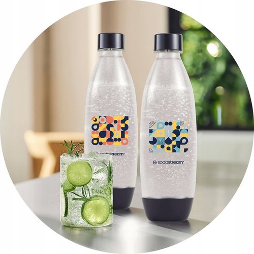 Butelki SodaStream Fuse Bubble Mosaic 2 szt. x 1L Zestaw do Saturatora na Arena.pl