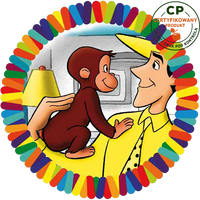 Opłatek na tort Ciekawski George