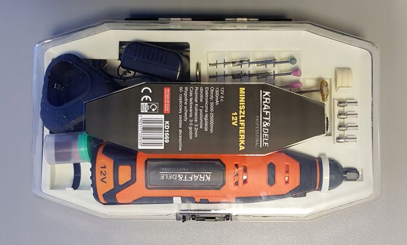 MINI SZLIFIERKA 12V + AKCESORIA zdjęcie 9
