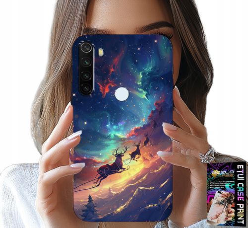ETUI DO XIAOMI NOTE 8T - RENIFEREK SŁODKI RENIFER ŚWIĄTECZNY WZÓR na Arena.pl
