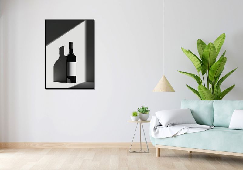 Plakat 67,5x95cm Butla Wina zdjęcie 4