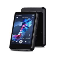 MP3 MP4 przenośny odtwarzacz +głośnik +dyktafon, do biegania czarny 32 GB