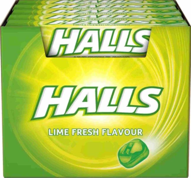 (x20) HALLS Lime Fresh  33,5g zdjęcie 1