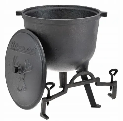 KOCIOŁEK ŻELIWNY STOJĄCY 11L MYŚLIWSKI WĘGIERSKI ROSSNER GARNEK NA OGNISKO na Arena.pl