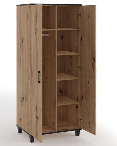 Szafa dwudrzwiowa P12 80 cm dąb artisan na Arena.pl