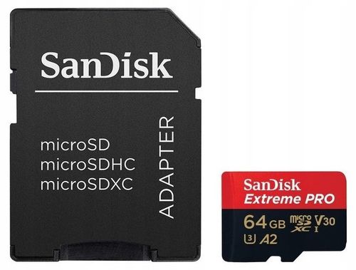 Karta EXTREME PRO microSD 64GB 170/U3 A2 (Styczeń 2024) na Arena.pl