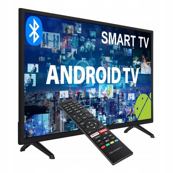 Telewizor SMART TV HD 32' WiFi DVB-T2 HEVC Netflix zdjęcie 1
