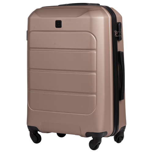 GAN01 GANNET, Zestaw 3 walizek ABS+ (L,M,S) Wings, CHAMPAGNE na Arena.pl